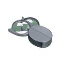 Magni-Pak Double Folding Pocket Magnifier - 4x, 5x or 9x - P949