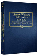 Whitman Albums: Walking Liberty Half Dollars 1916-1947