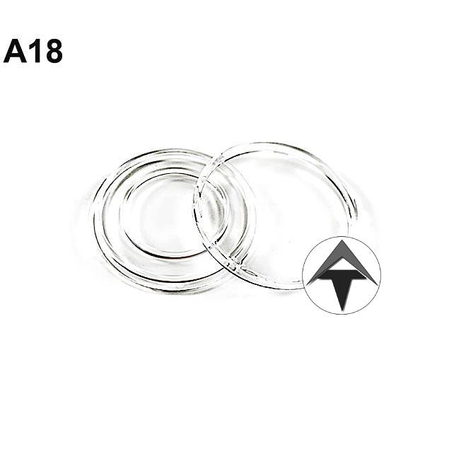 US Dime Coin Holder Kit – Black Capsule Tube With 20 Air-Tite A18 Direct Fit Holders