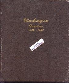 Dansco Album #8140 for Washington Quarters: 1932-1998 w/proofs