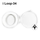 34mm White Ring Type Ornament Holder