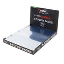 BCW 3 Pocket Pages for Large Currency