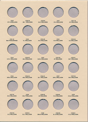 Littleton Folder: Lincoln Cents 1930-1958 LCF19