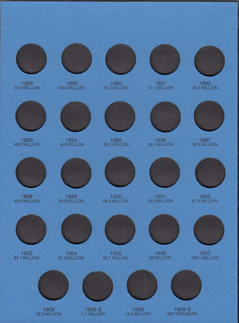 Whitman Folder: Indian Head Cents 1857-1909