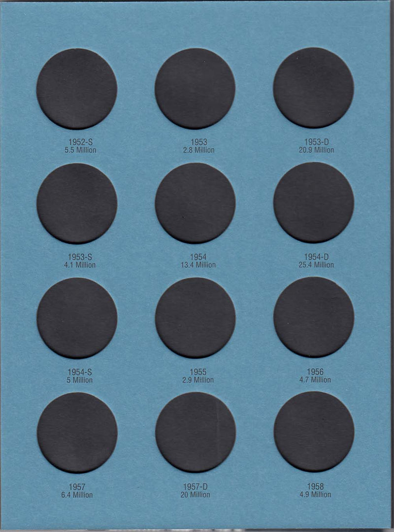 Whitman Folder: Franklin Half Dollars- 1948-1963