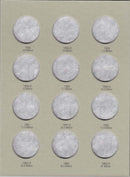 Harris Folder: Franklin Half Dollars 1948-1963