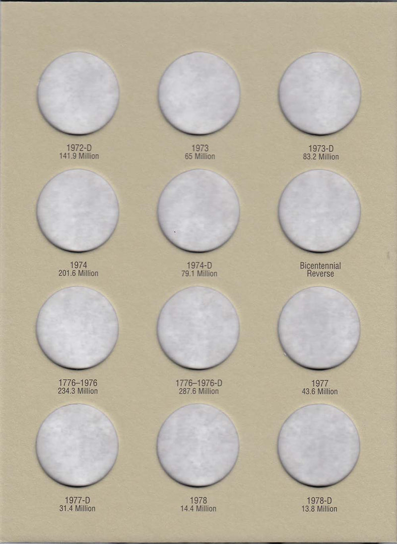 Harris Folder: Kennedy Half Dollars #1 1964-1984 #2696