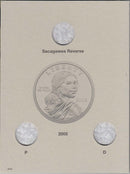 Harris Folder: Sacagawea Dollars - 2005-2008