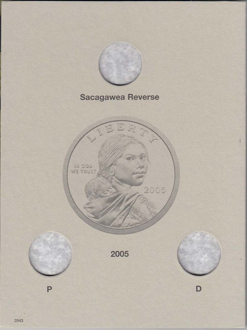 Harris Folder: Sacagawea Dollars - 2005-2008