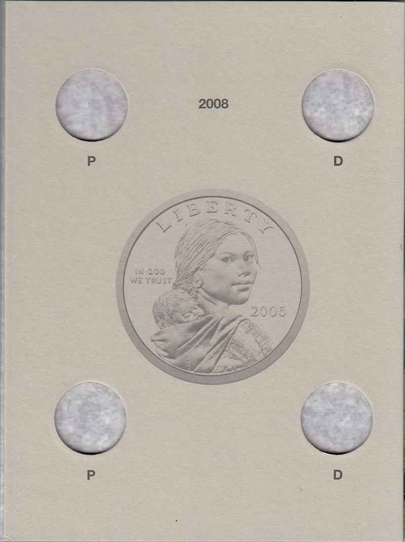 Harris Folder: Sacagawea Dollars - 2005-2008