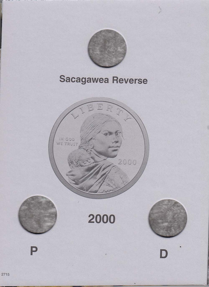 Harris Folder: Sacagawea Dollars - 2000-2004
