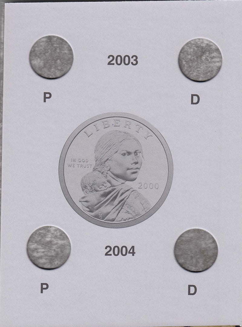Harris Folder: Sacagawea Dollars - 2000-2004