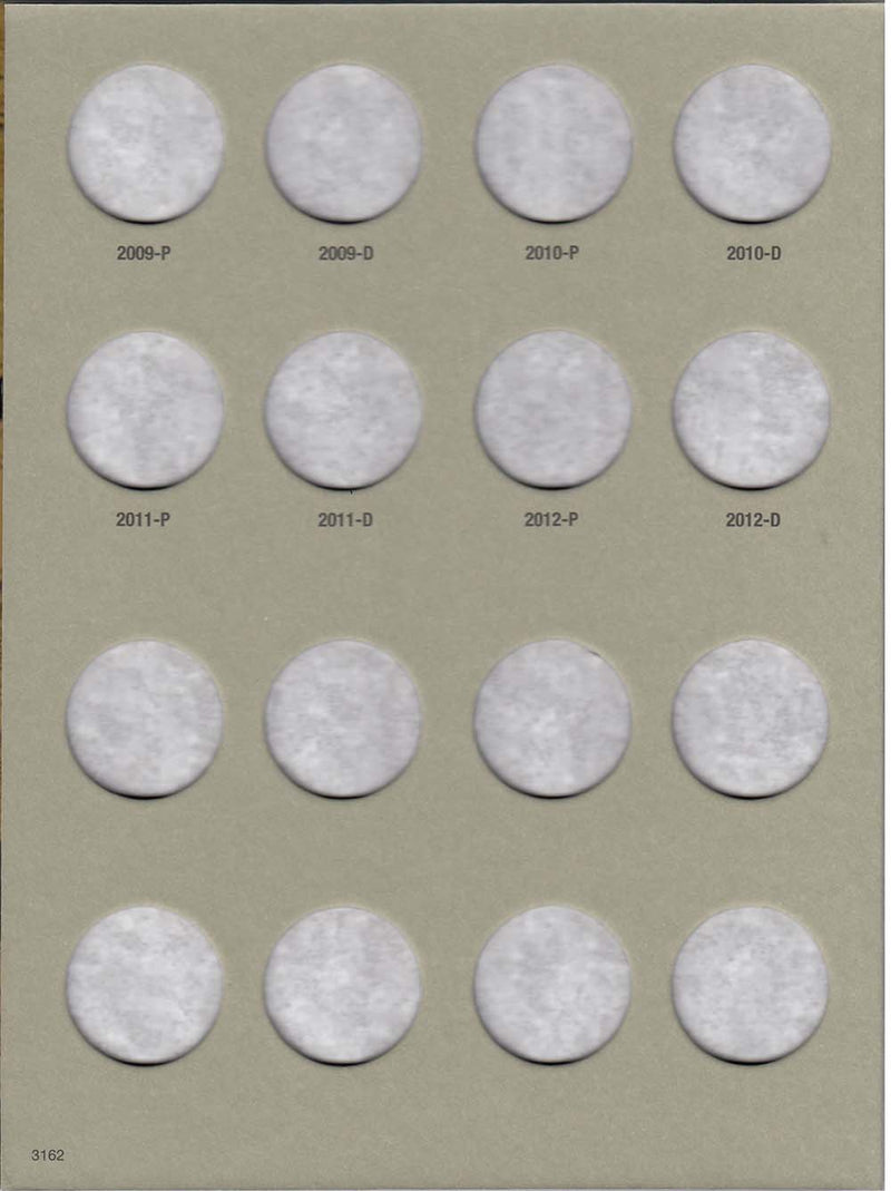 Harris Folder: Native American Dollars 2009-