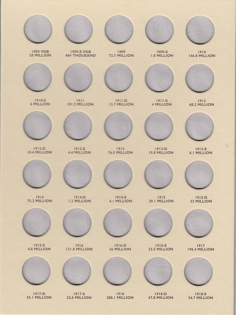 Littleton Folder: Lincoln Cents 1909-1929 LCF18