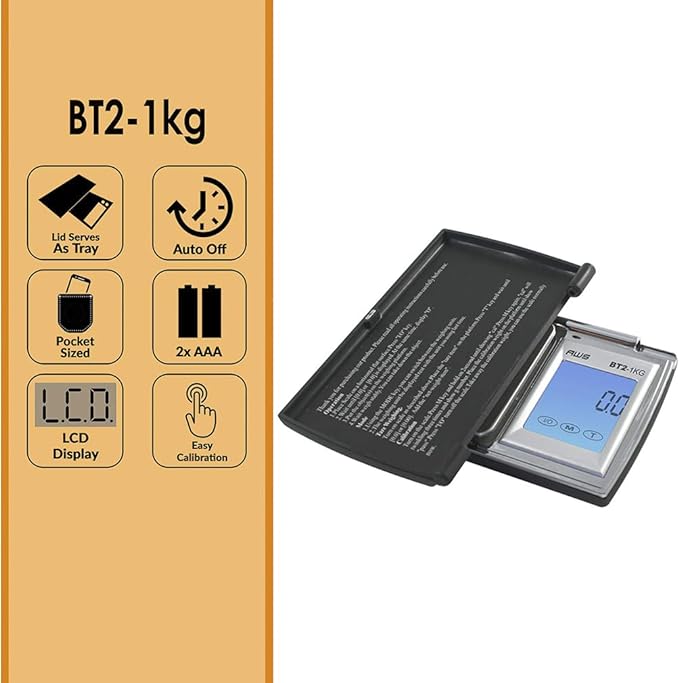 Lighthouse DW5 Mini Digital Scale – 100g X 0.01g – Jewelry, Coins, Gold – Silver, Pocket Size With Battery