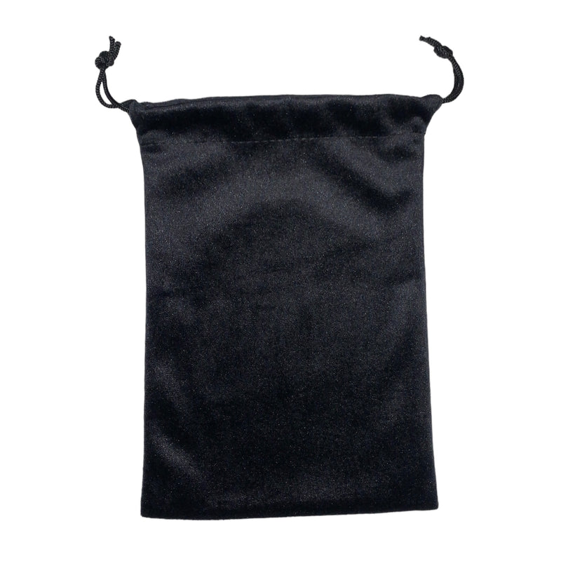 JP's Velvet Gift Bags Large  5" x 7.5" - Black -