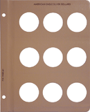 Dansco Album - Blank Page American Silver Eagles - 40mm