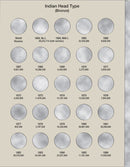 Harris Folder: Indian Head Cents 1857-1909