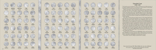 Harris Folder: Lincoln Cents #1 1909-1940 #2672