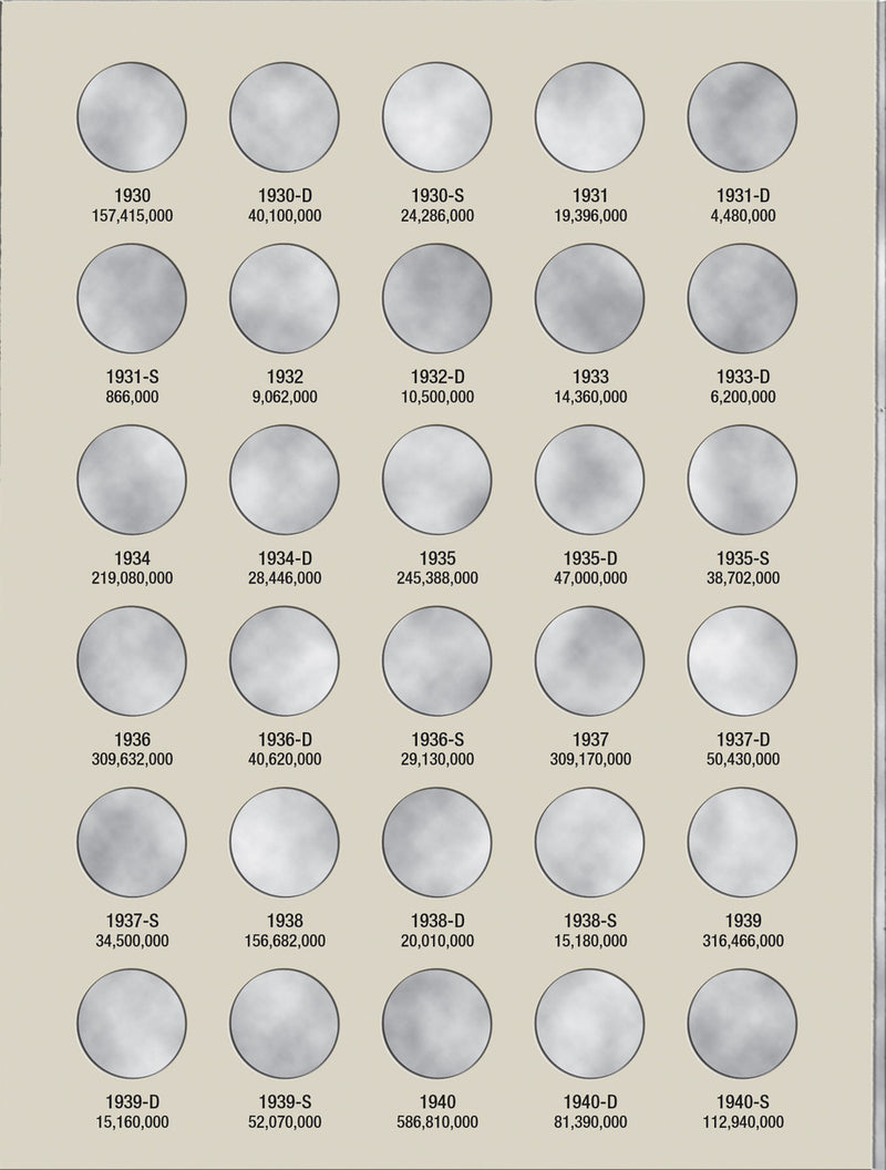 Harris Folder: Lincoln Cents #1 1909-1940 #2672
