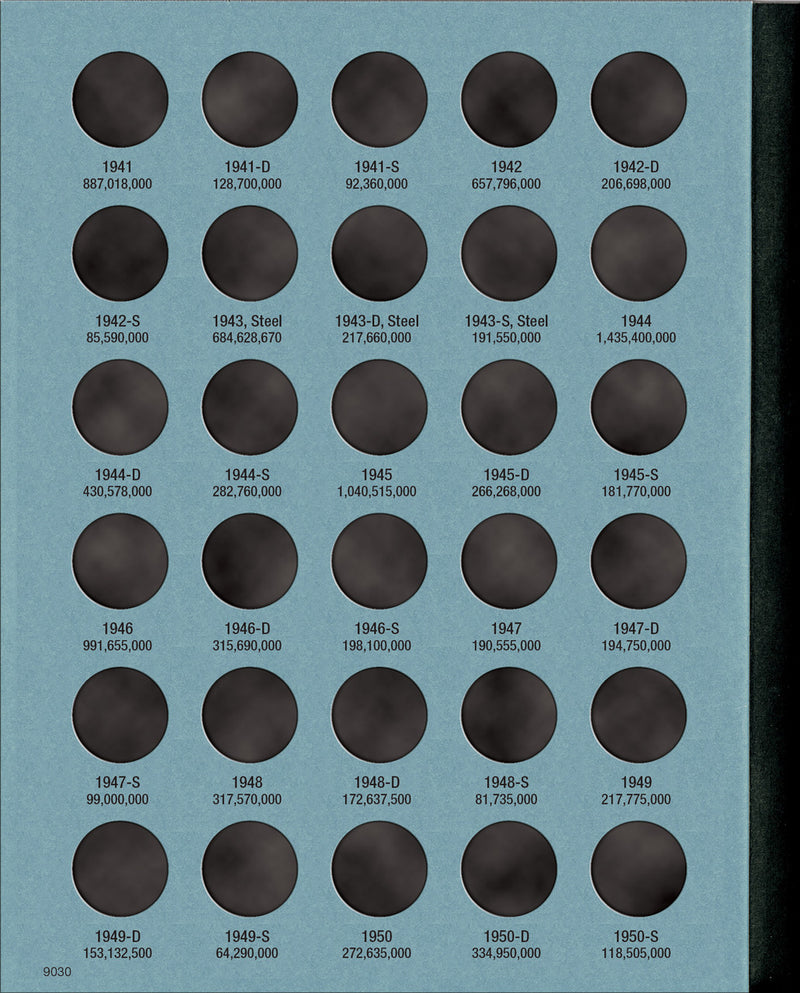 Whitman Folder: Lincoln Cents #2 1941-1974 #9030