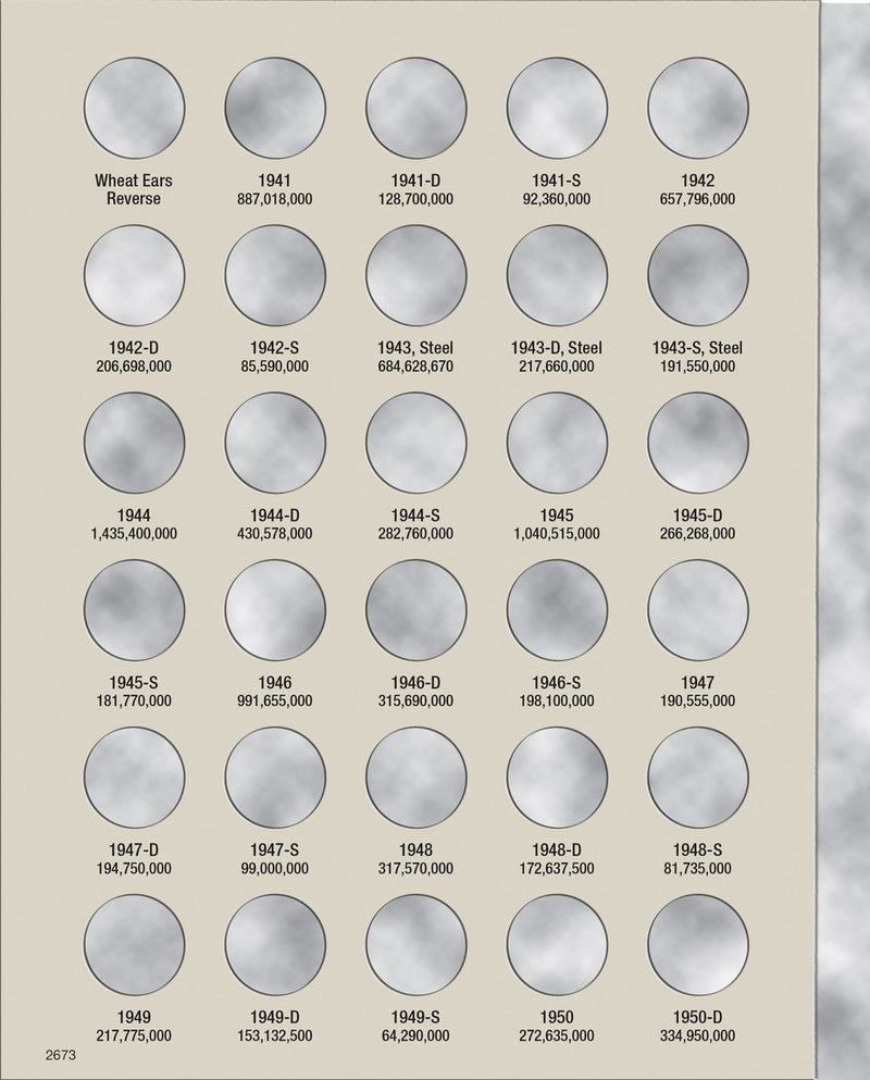 Harris Folder: Lincoln Cents #2 1941-1974 #2673