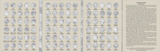 Harris Folder: Lincoln Cents #3 1975- 2013 #2674