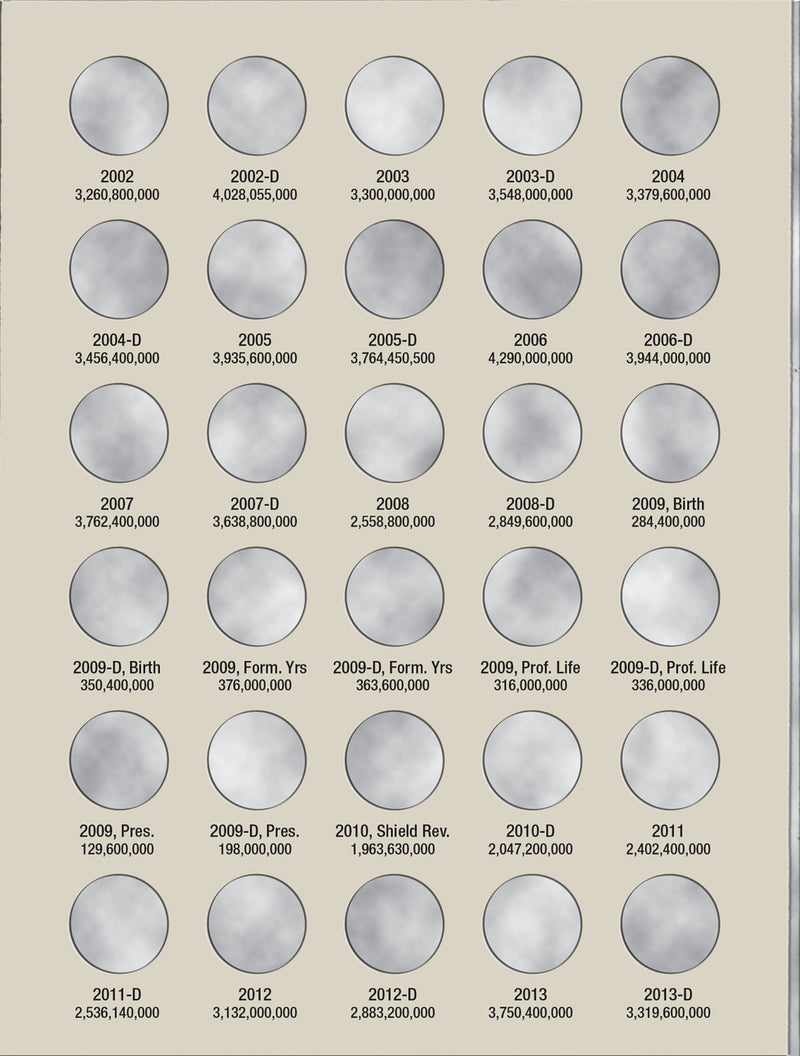 Harris Folder: Lincoln Cents #3 1975- 2013 #2674