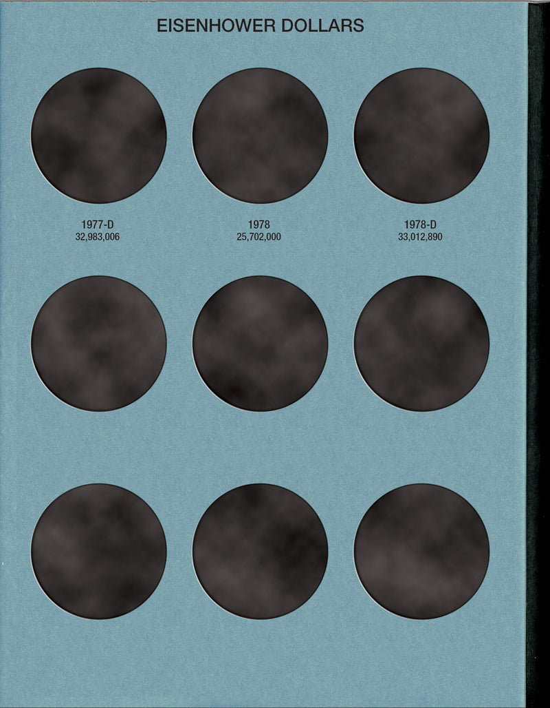 Whitman Folder: Eisenhower/Susan B Dollars- 1971-1999