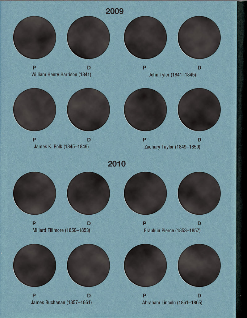 Whitman Folder Presidential Dollar Vol 1 P&D 2007-2011