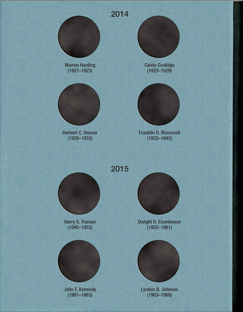 Whitman Folder Presidential Dollar #2 2012- #2182