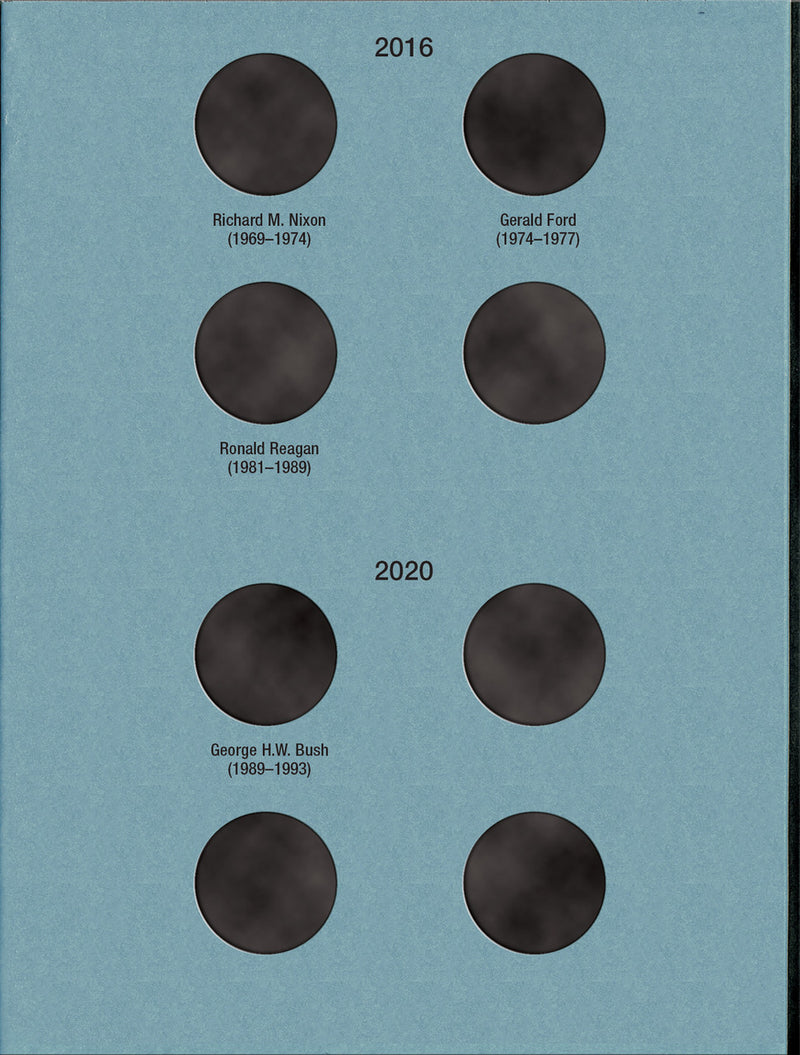 Whitman Folder Presidential Dollar #2 2012- #2182