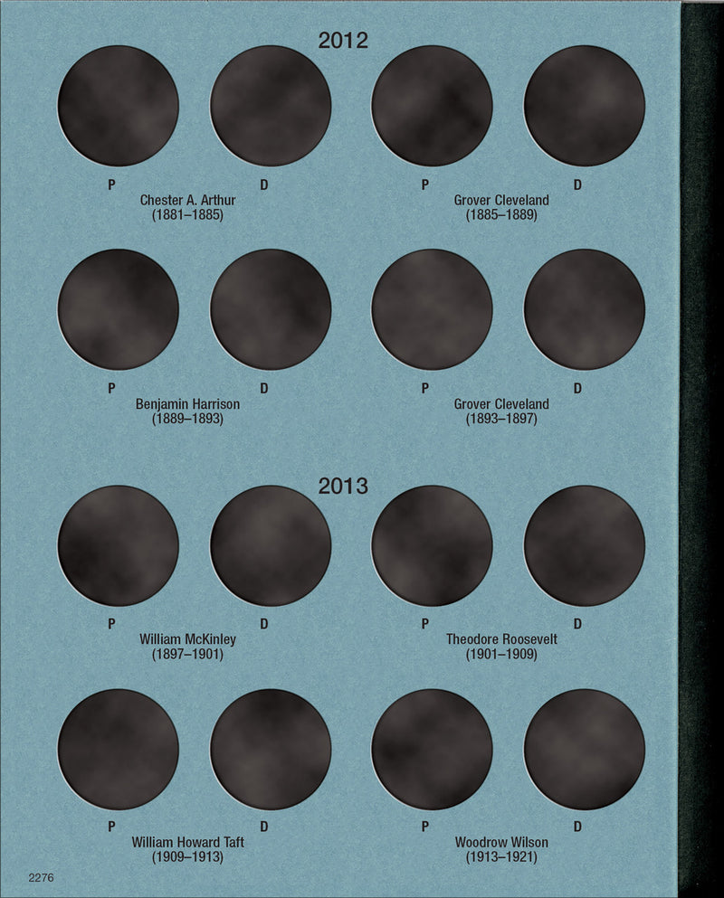 Whitman Folder Presidential Dollar Vol 2 P&D 2012-