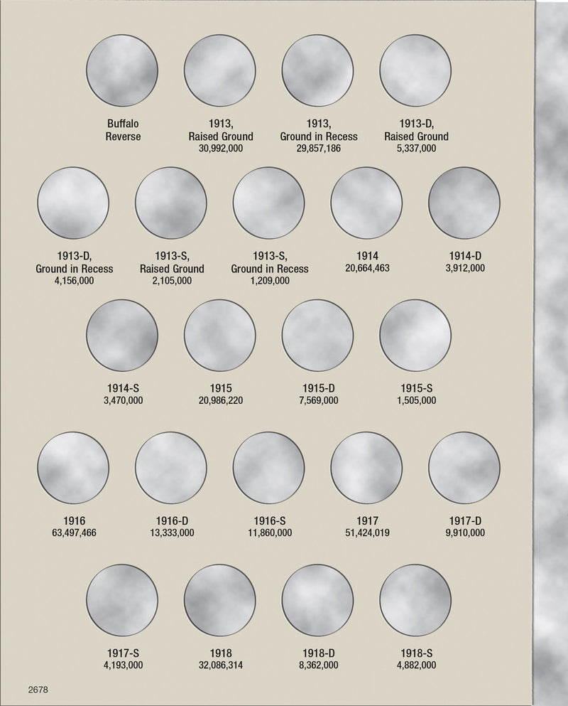 Harris Folder: Buffalo Nickels 1913-1938