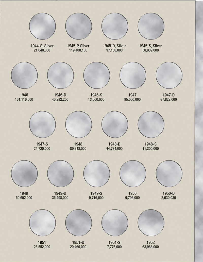 Harris Folder: Jefferson Nickels #1 1938-1961 #2679