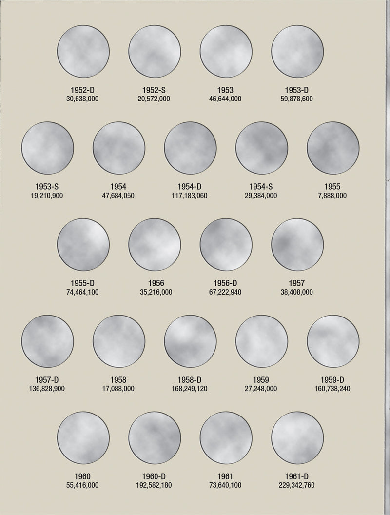 Harris Folder: Jefferson Nickels #1 1938-1961 #2679