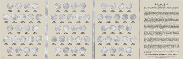 Harris Folder: Jefferson Nickels #2 1962-1995 #2680