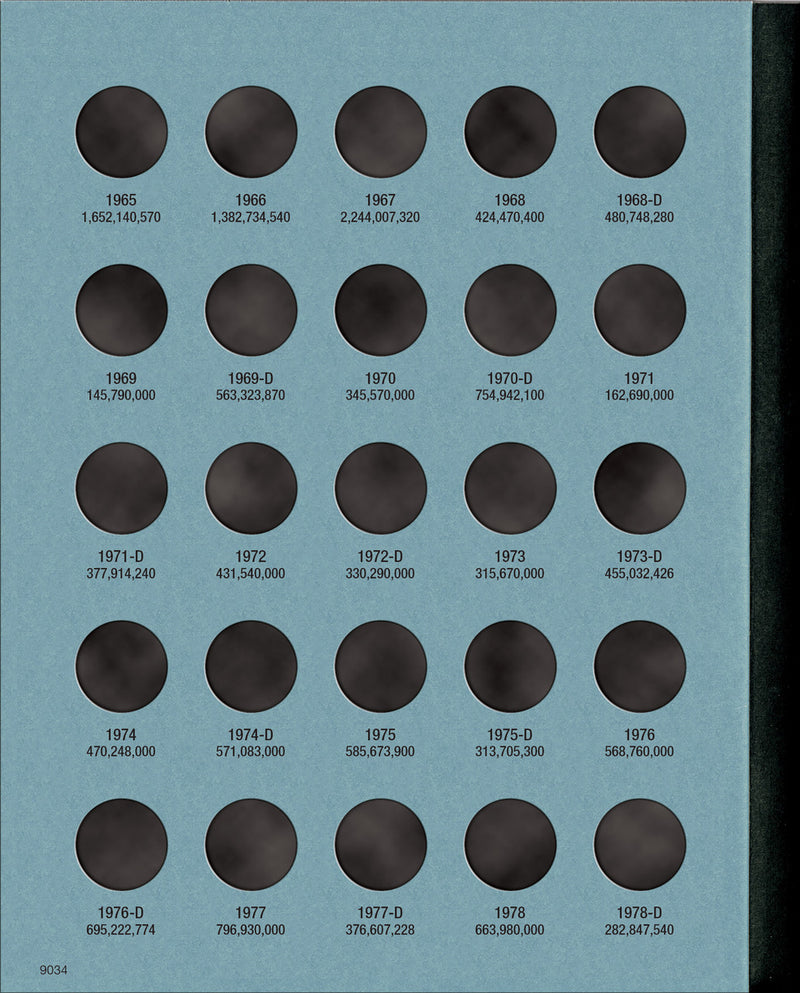 Whitman Folder: Roosevelt Dimes #2: 1965-2004 #9034