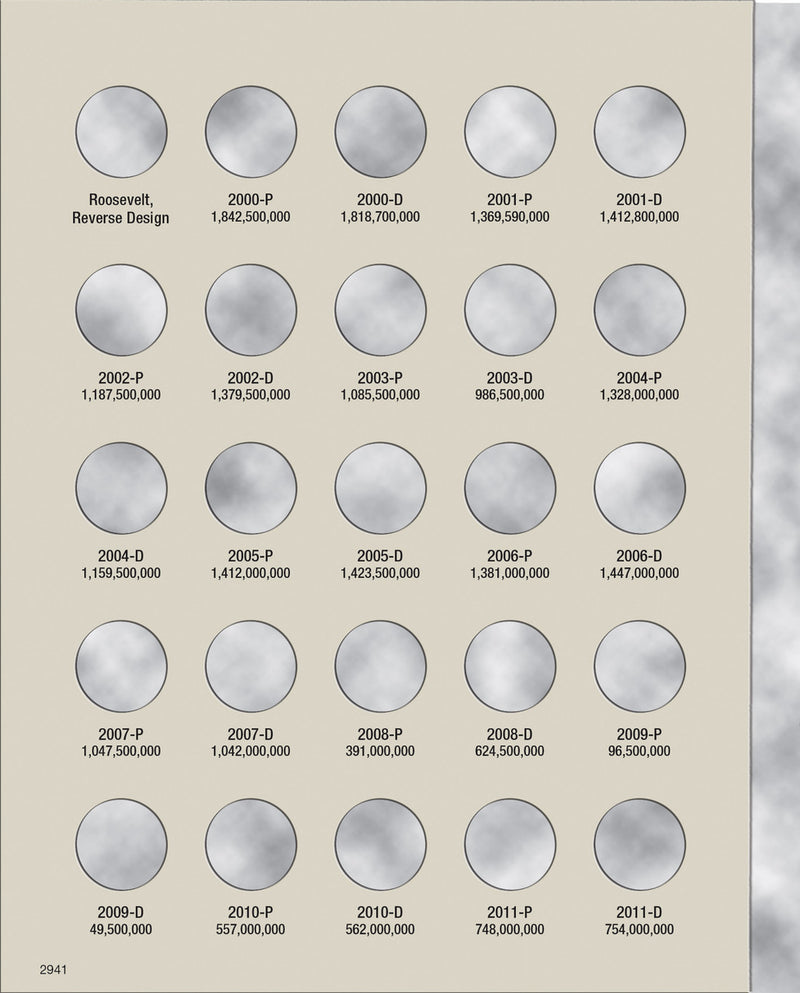 Harris Folder: Roosevelt Dimes #3 2000- #2941