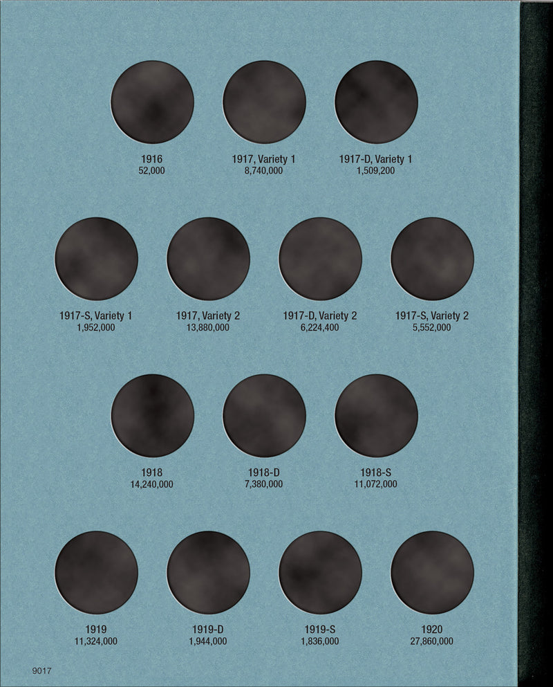 Whitman Folder: Standing Liberty Quarters- 1916-1930