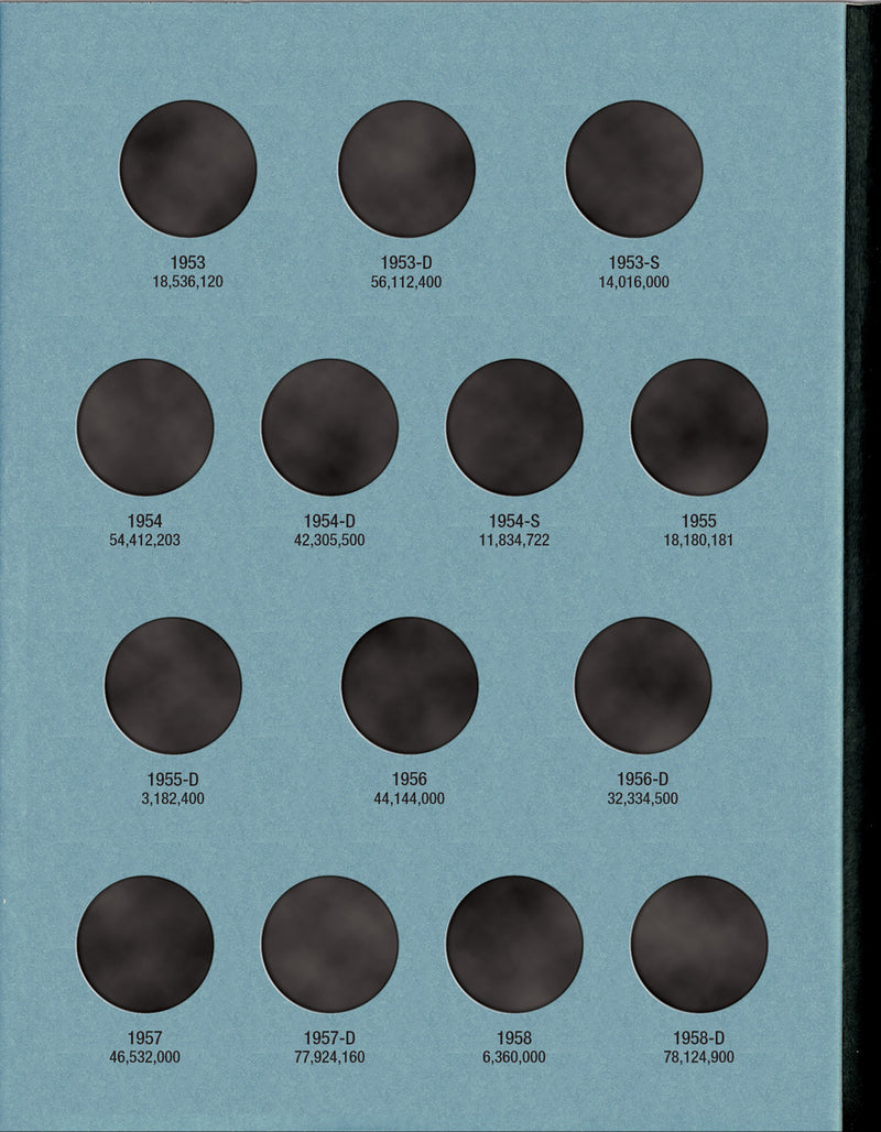 Whitman Folder: Washington Quarters #2: 1948-1964 #9031