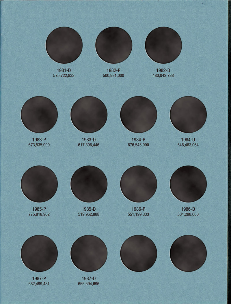 Whitman Folder: Washington Quarters #3: 1965-1987 #9040