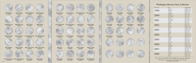 Harris Folder: State Quarters (50 openings) 1999-2003