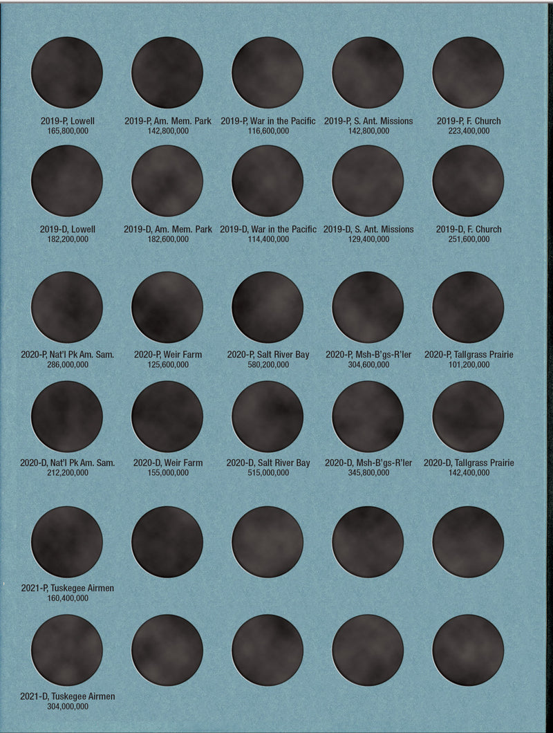 Whitman Folder: National Parks P&D 2010-2021