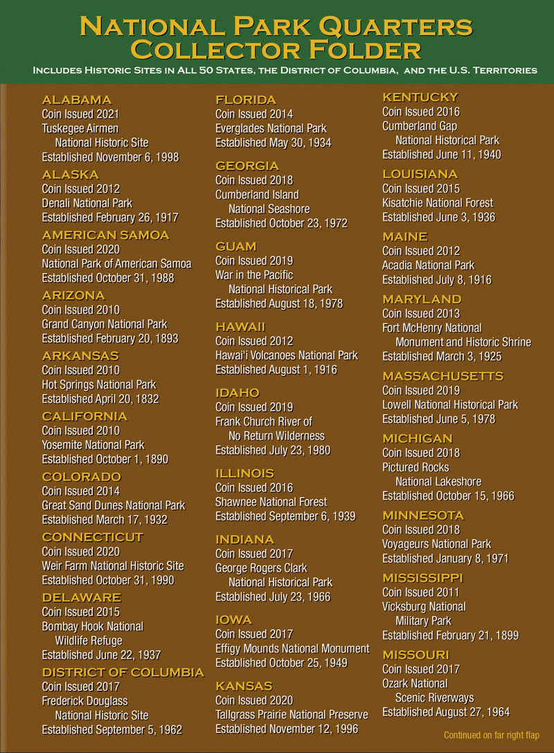 Harris Folder: National Park Quarters P&D