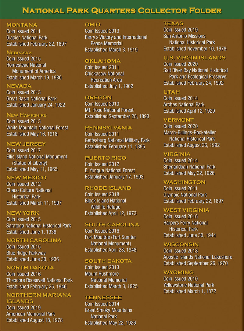 Harris Folder: National Park Quarters P&D