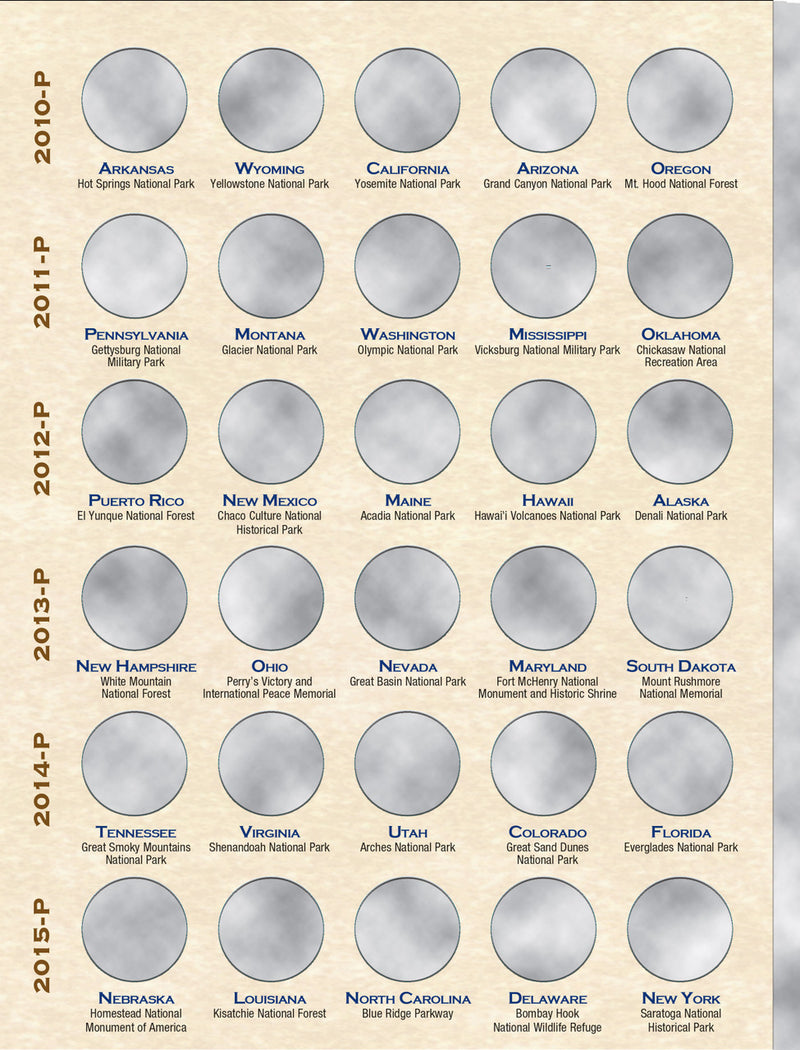Harris Folder: National Park Quarters P&D