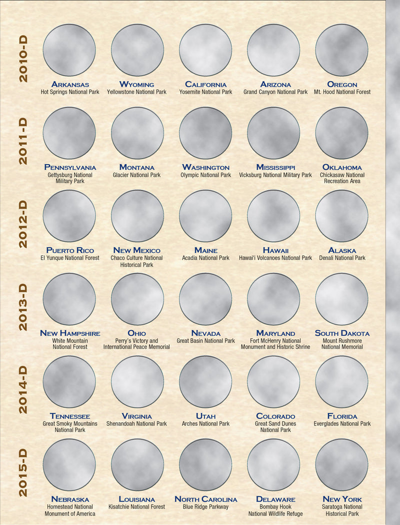 Harris Folder: National Park Quarters P&D