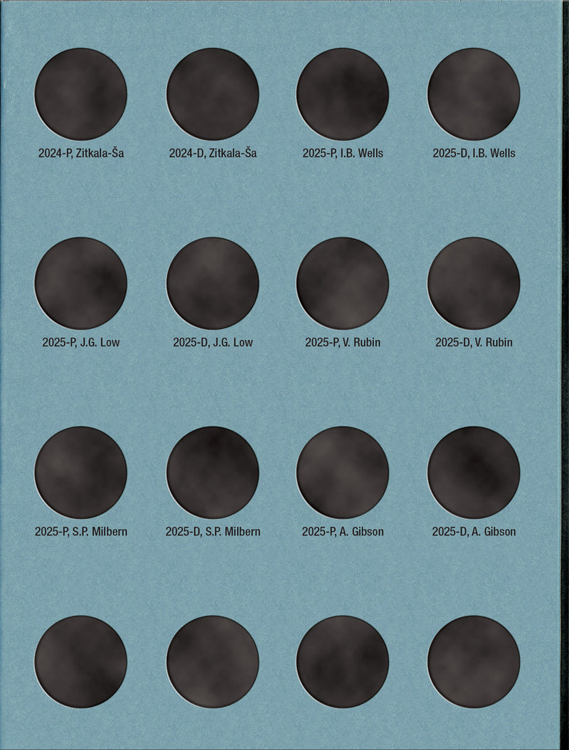 Whitman Folder: Crossing the Delaware and American Women Quarters Collection -