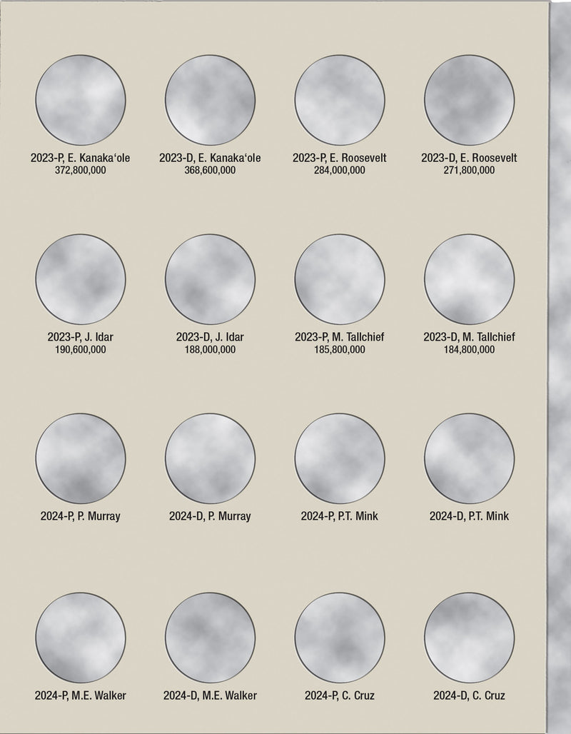 Harris Folder: Crossing the Delaware and American Women Quarters Collection -